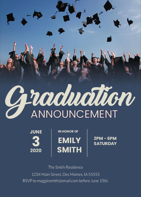 10  Graduation Announcement Template in Photoshop Free Download room