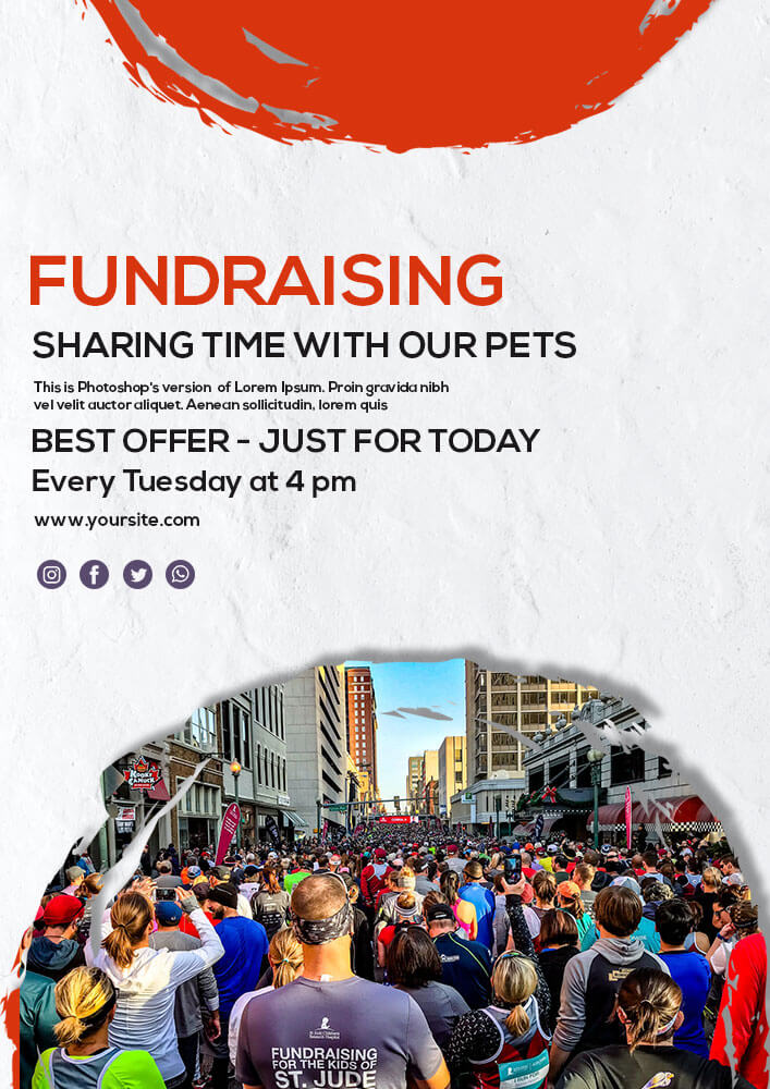 Fundraising Posters Templates For Free