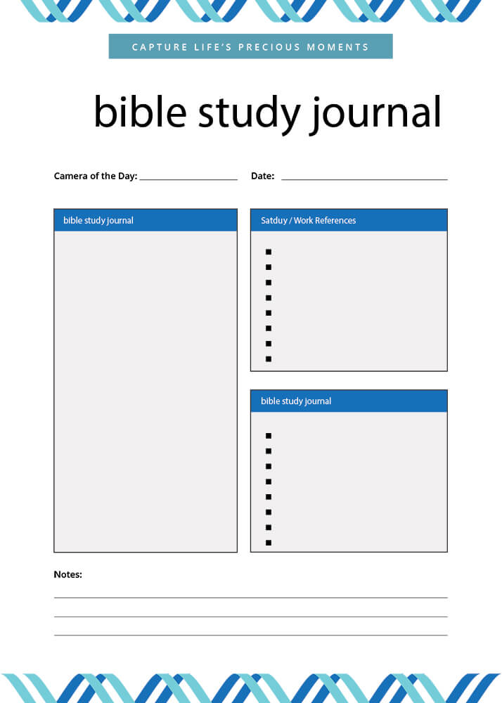 5+ Bible Study Journal template free psd room
