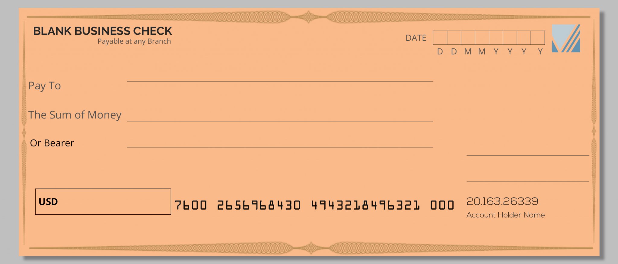 Printable Business Checks Brennan