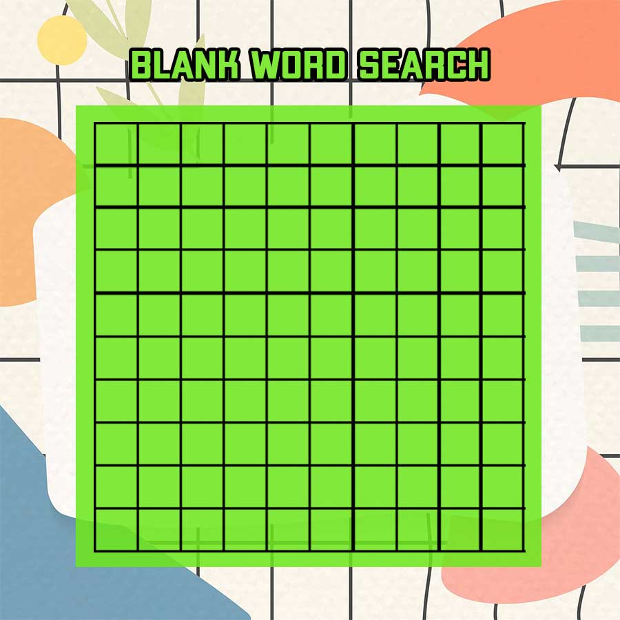 25+ Printable Blank Word Search template photoshop  room surf.com Inside Blank Word Search Template Free