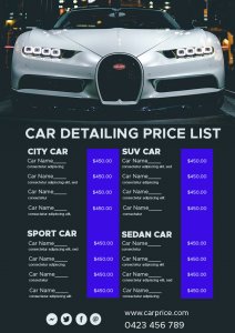 car toys detailing prices