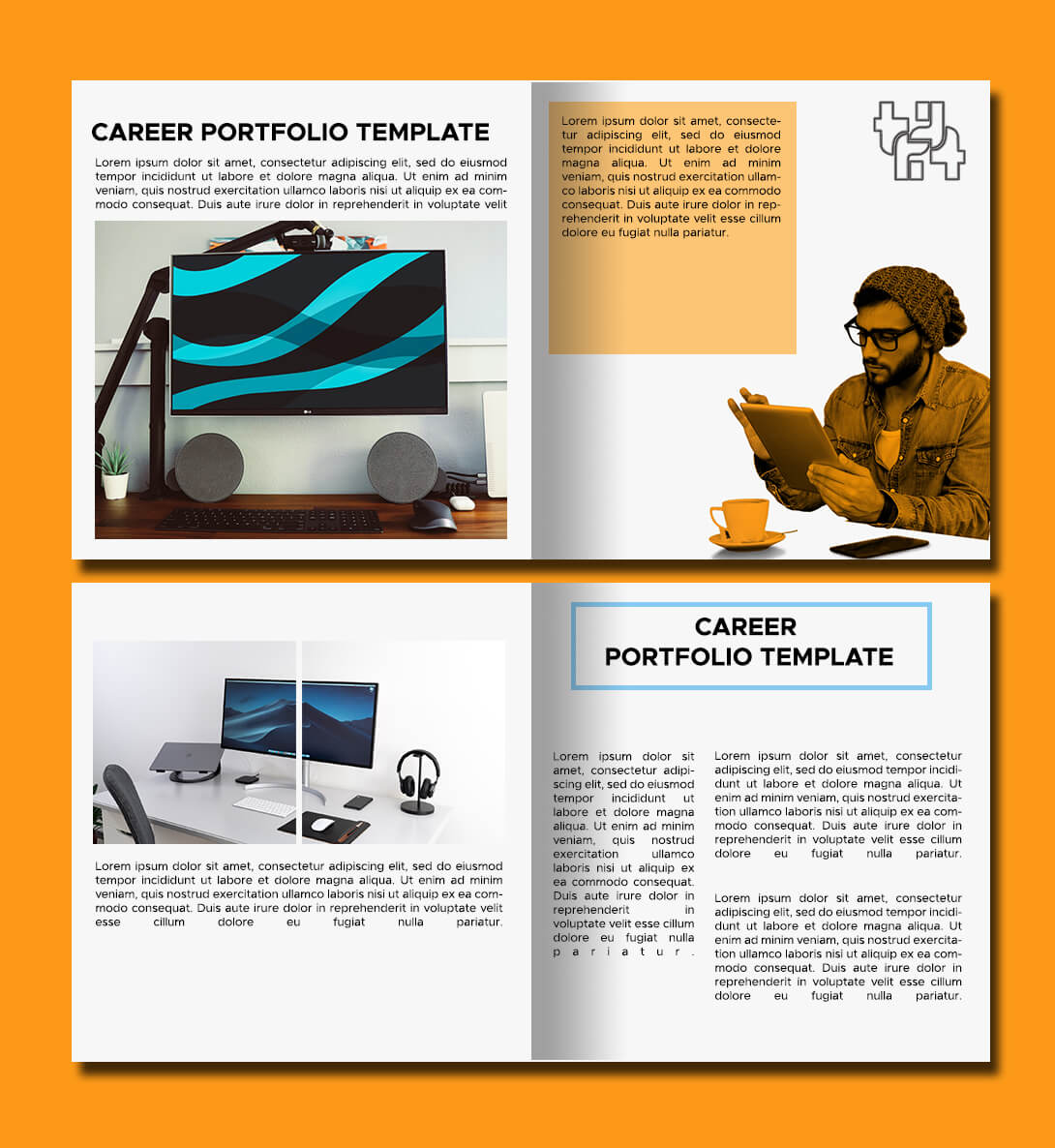 5+ Printable Career Portfolio psd template free room