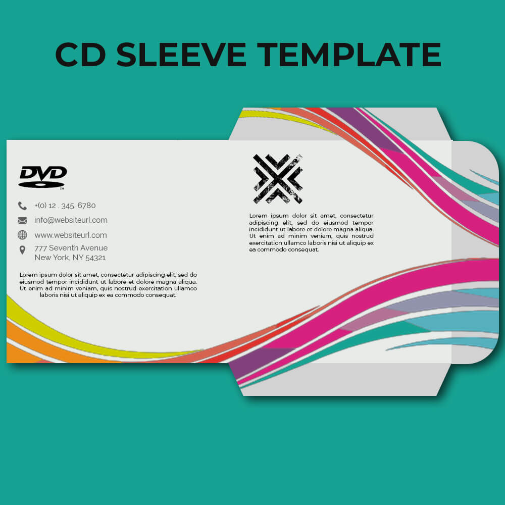 5+ Printable CD Sleeve customizable psd template room