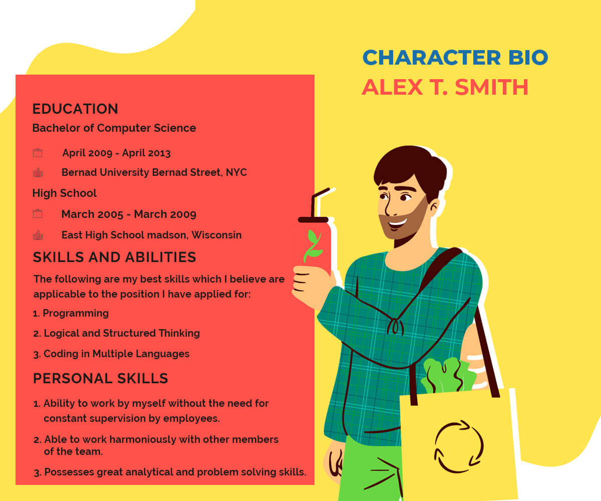 22+ Printable Character Bio template photoshop  room surf.com With Regard To Free Bio Template Fill In Blank