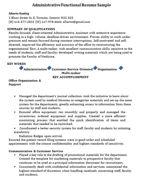 Administrative Medical Assistant Resume PDF Format