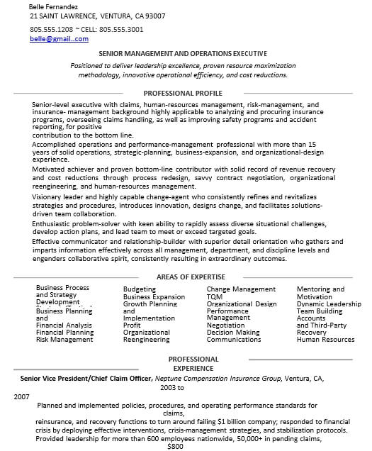 Sales Operations Manager Resume