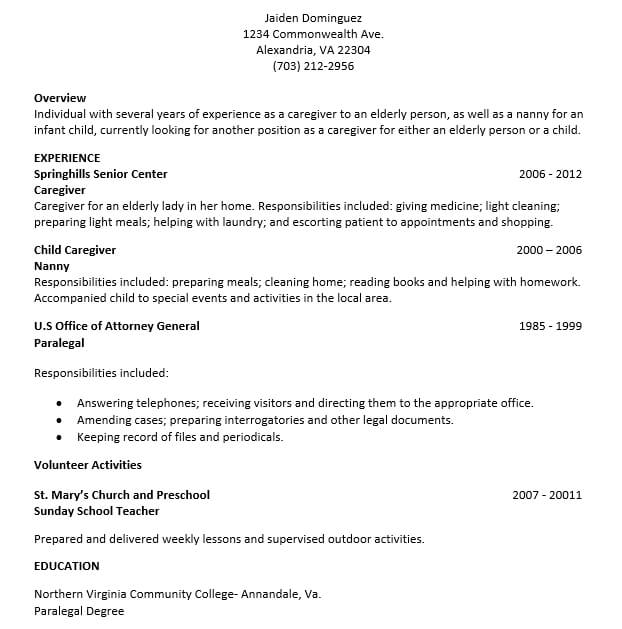 caregiver and nanny position revmay14