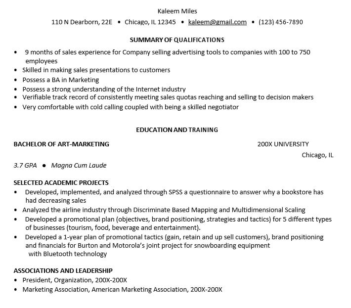 Combination Style Resume PDF Free Download