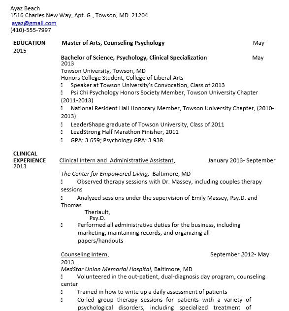 Clinical Data Analyst Resume Free PDF Download