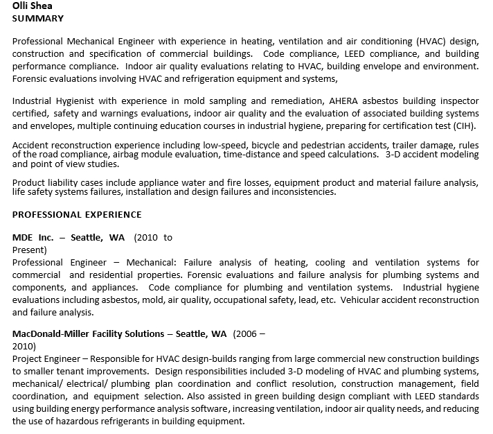 8+ HVAC Resume | room surf.com