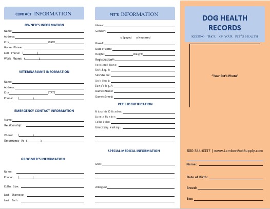 Dog Vaccination Record