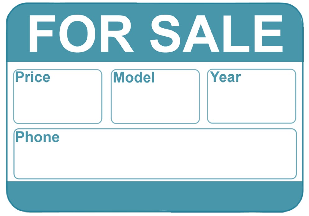 Free Printable Car For Sale Sign 1
