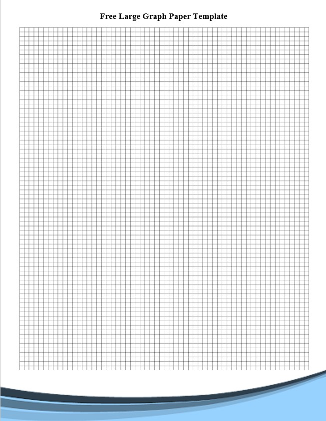 Large Graph Paper Template