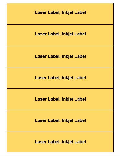 Laser Label Inkjet Label