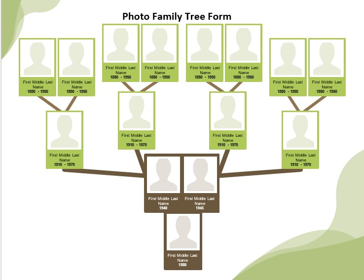 Photo Family Tree Form