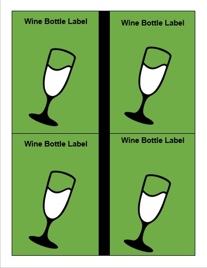 Printable Wine Bottle Label