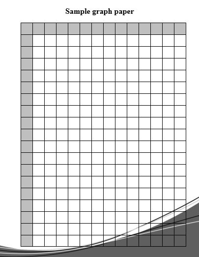 Sample graph paper