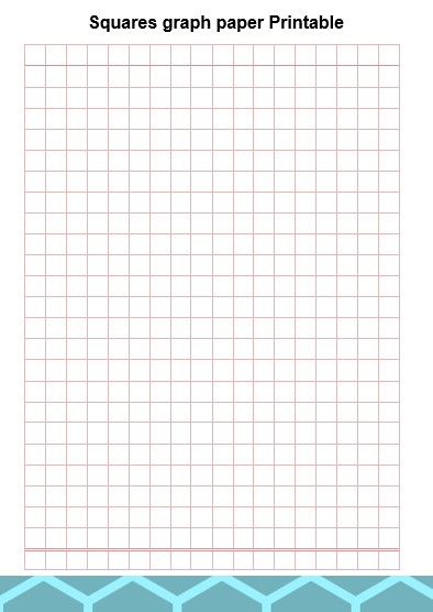Squares graph paper Printable