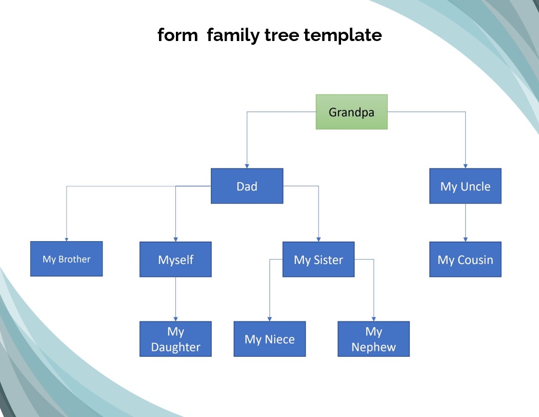form family tree template 1