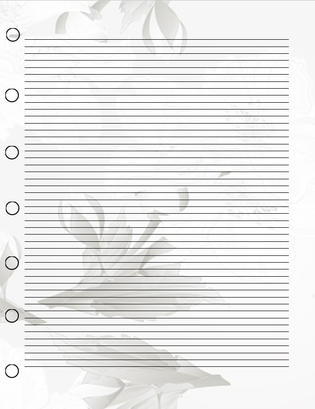pattern notebook paper