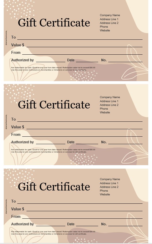 8 Printable Blank T Certificate Templates For Free Room 5723