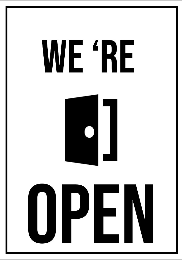 printable open signs