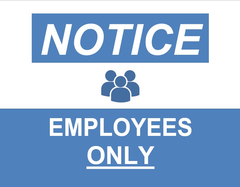 Employees Only Sign In