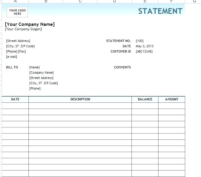 free printable billing statements free printable billing statements 0