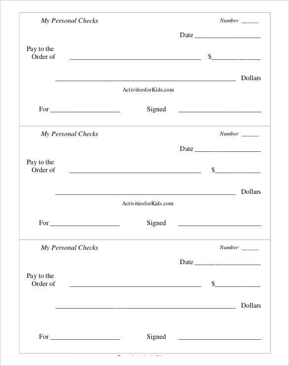 24+ Blank Check Template   DOC, PSD, PDF & Vector Formats | Free 