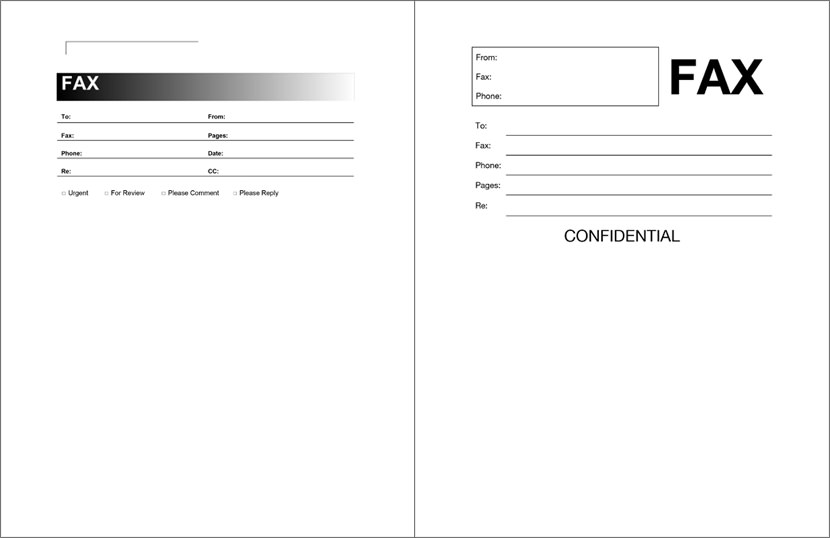 Free Fax Cover Sheet Template Printable Fax Cover Sheet