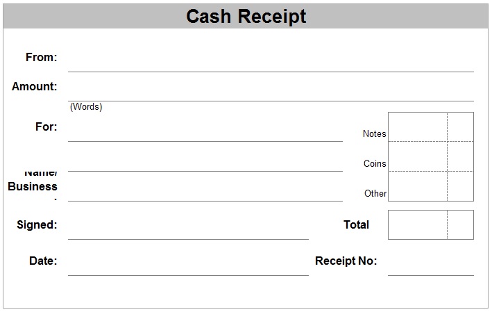 free printable receipts cash receipt template graphic