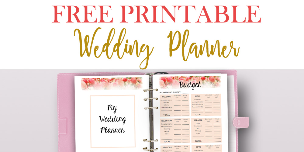 Free Printable Wedding Planner Workbook | room surf.com