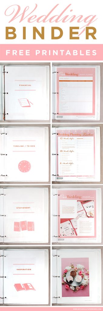 free printable wedding planner workbook weddingplanningbinderprintables(1)