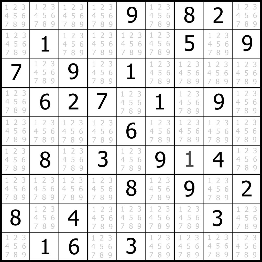 free sudoku printable easy6