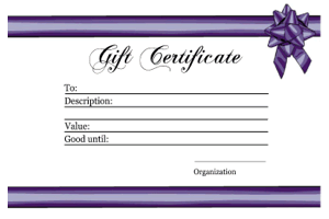 gift certificate template printable gift certificate 3
