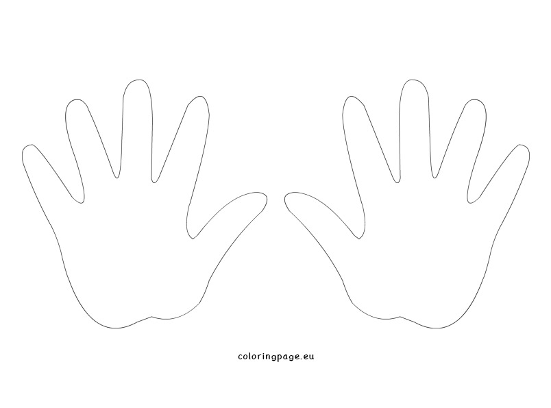 printable hand template   Yelom.agdiffusion.com