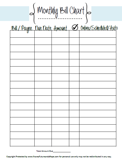 monthly bill planner printable d070c274ffc5972c9cf89240cf426a98