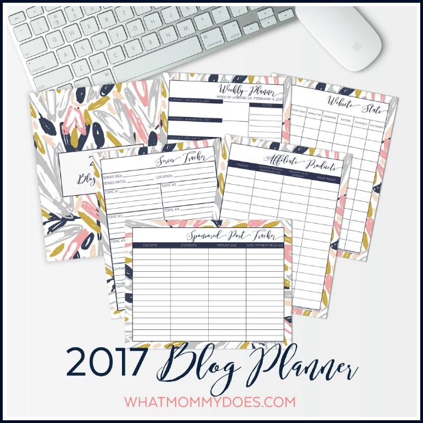 planner 2017 printable 2017 blog planner at what mommy does