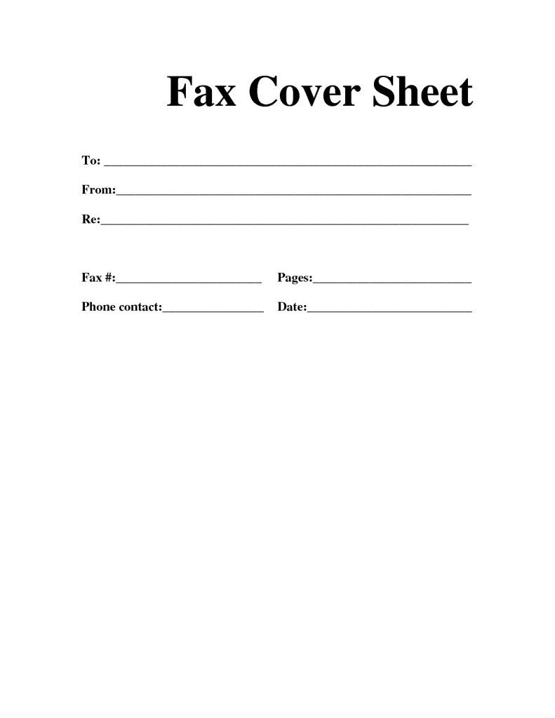 Printable Fax Cover Letter  room surf.com
