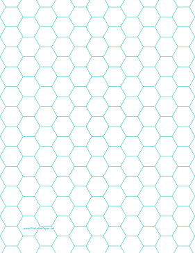 printable hex paper hexagon portrait letter 2