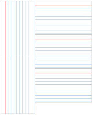 Printable Index Cards Template