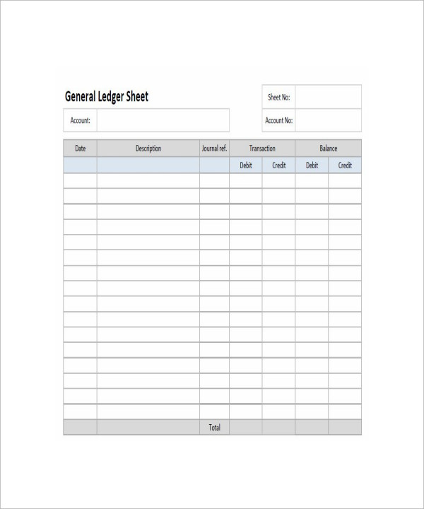 printable ledger sheet free ledger paper template