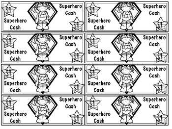 Superhero Cash | Printable Classroom Money Behavior Incentive Pack