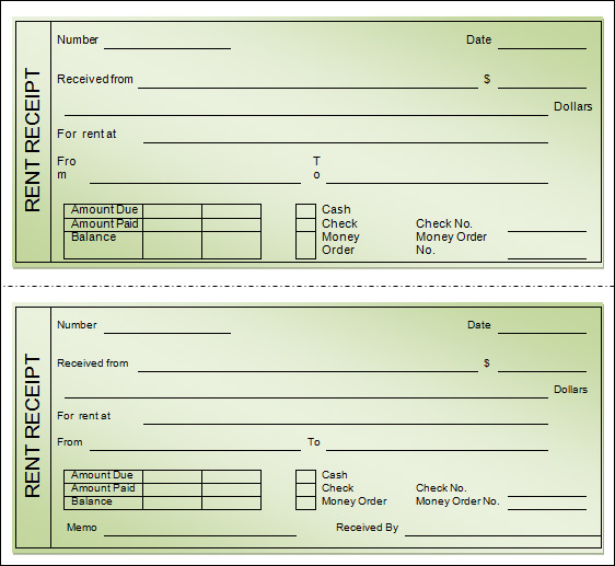 printable receipts for rent   Yelom.agdiffusion.com