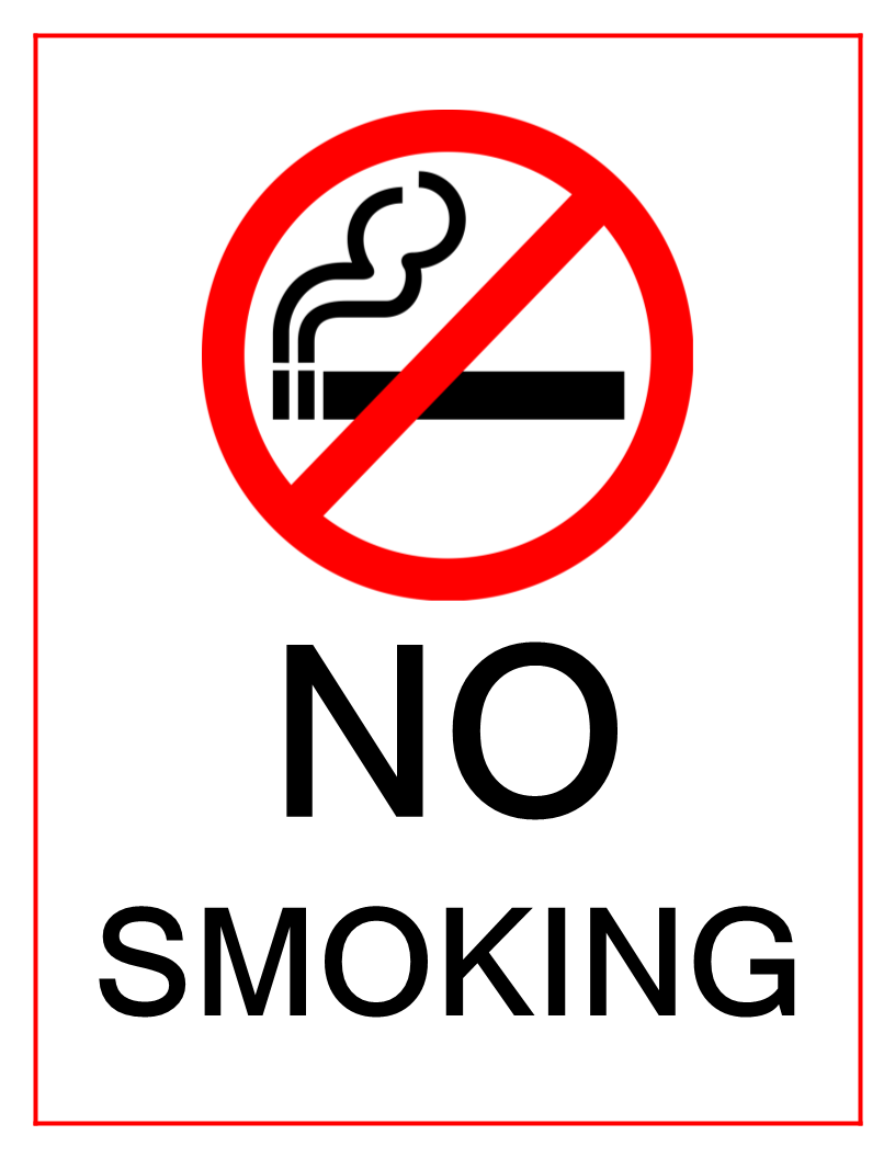 Free Famous printable No Smoking Sign | Templates at 