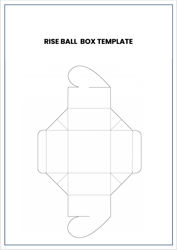 Rise ball box template