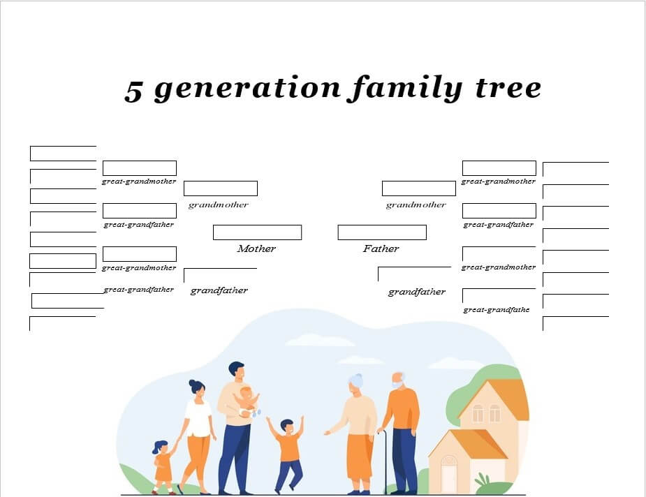 5 generation family tree
