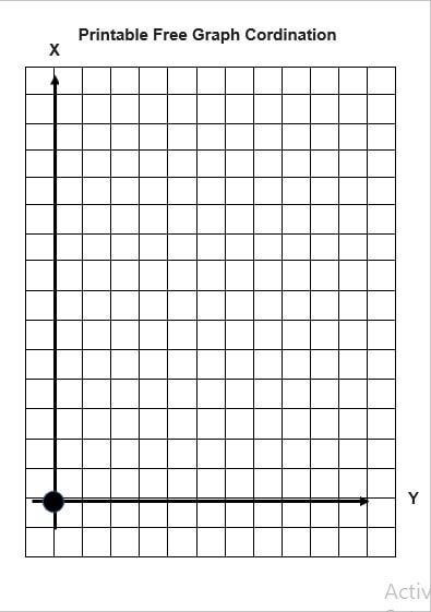Printable Free Graph Coordinate