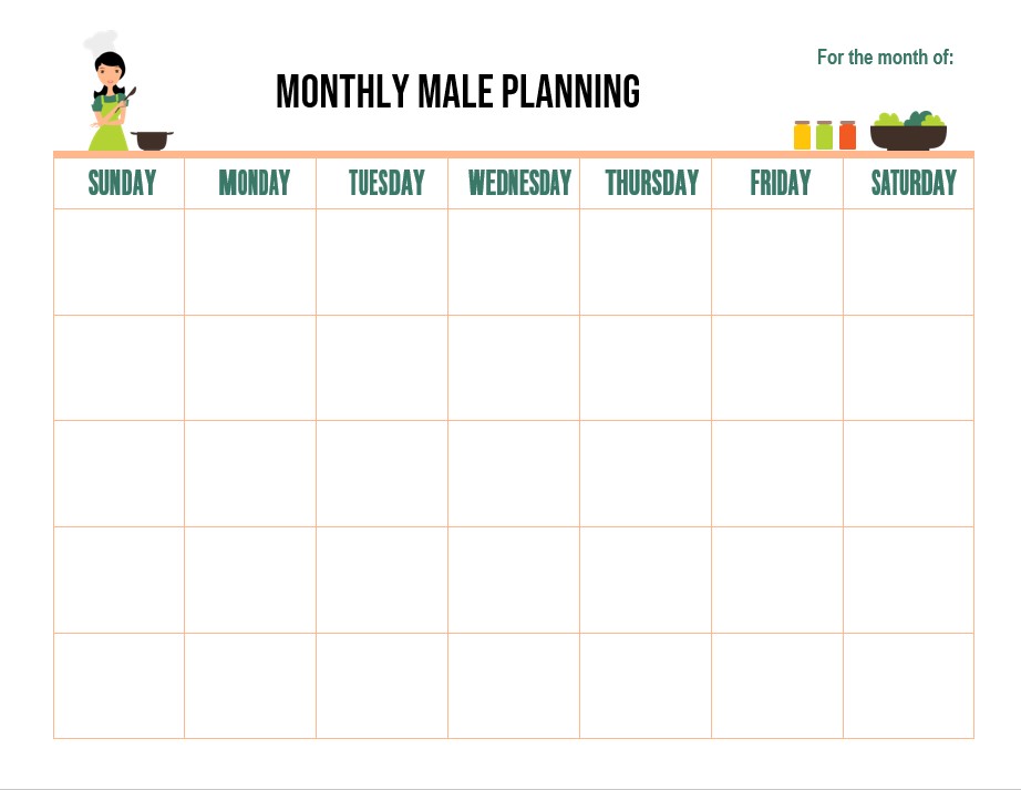 Downloadable Meal Planning Template